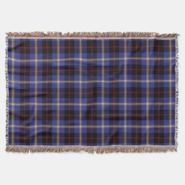Cobertor Xadrez do Scottish Clan Hill Tartan (Frente)