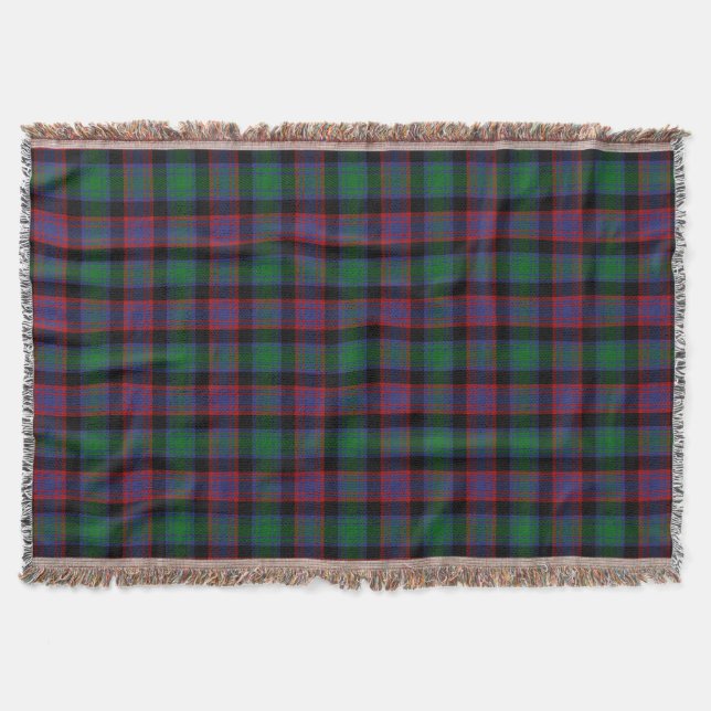 Cobertor Xadrez Escocês Clã Alexander Hunting Tartan (Frente)