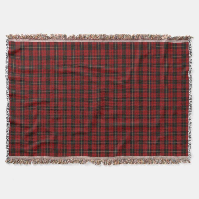 Cobertor Xadrez Escocês do Clã Wallace Tartan (Frente)