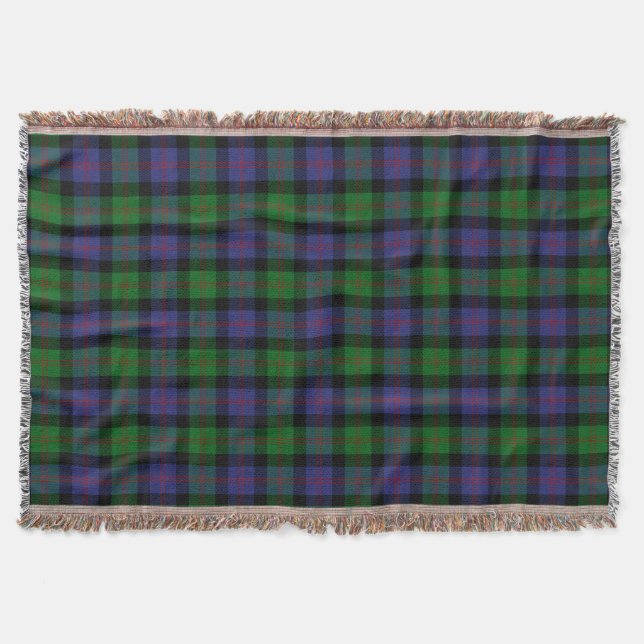 Cobertor Xadrez escocesa Clan Blair Tartan (Frente)