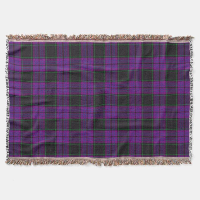 Cobertor Xadrez escocesa Clan Laird Tartan (Frente)