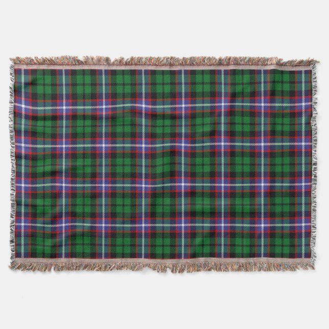 Cobertor Xadrez escocesa Clan Russell Tartan (Frente)