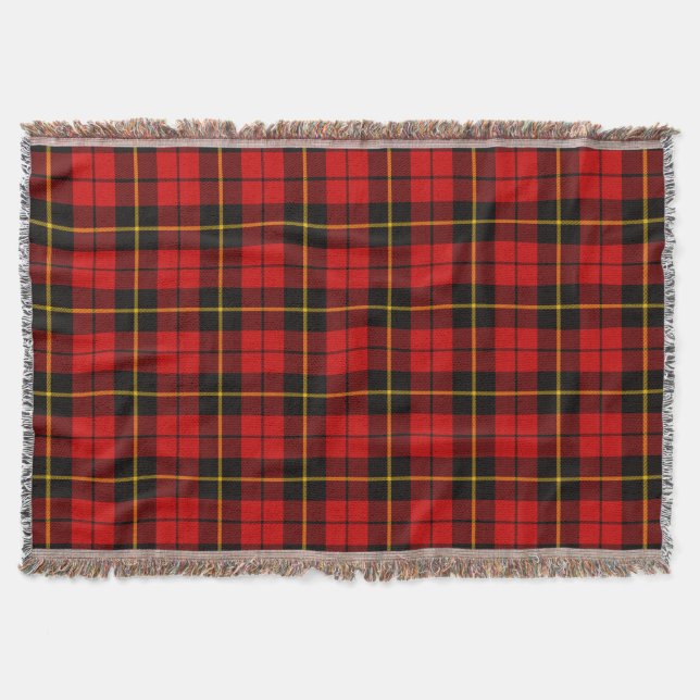 Cobertor Xadrez escocesa Clan Wallace Tartan (Frente)