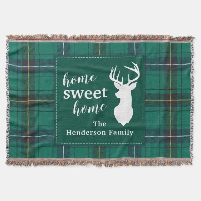 Cobertor Xadrez Holiday Classic Henderson Tartan (Frente)