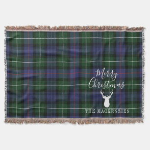 Cobertor Xadrez personalizada de Tartan Clan MacKenzie