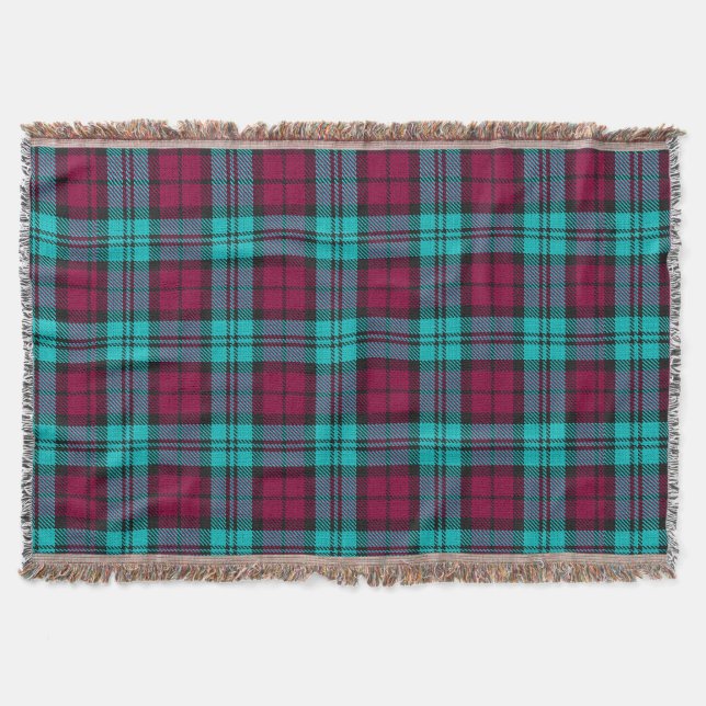 Cobertor Xadrez Red Campbell Tartan Blackwatch (Frente)