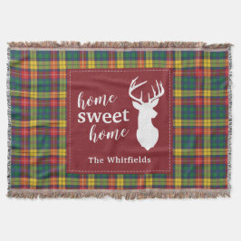 Cobertor Xadrez Rustic Tartan Buchanan Personalizada