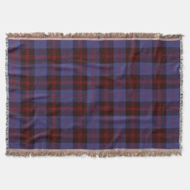 Cobertor xadrez tartan azul marinho vermelho