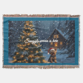 Cobertor Yorkie Holiday Blanket