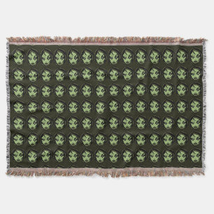 Cobertor Zombie Blanket Halloween Zombie Decência em Branco