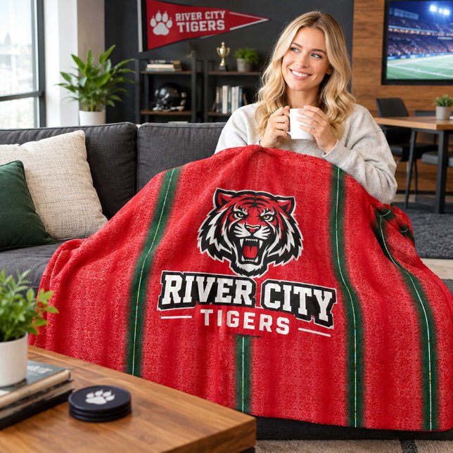 Cobertores de Fleece Personalizados | Foto e Logot (Criador carregado)