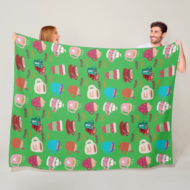 Cobertores de malha canecas de Natal (In Situ)