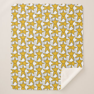 cobertores de padrão das estrelas