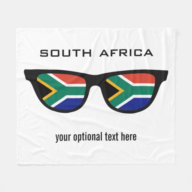 cobertores de velo personalizados dos South Africa (Frente (Horizontal))