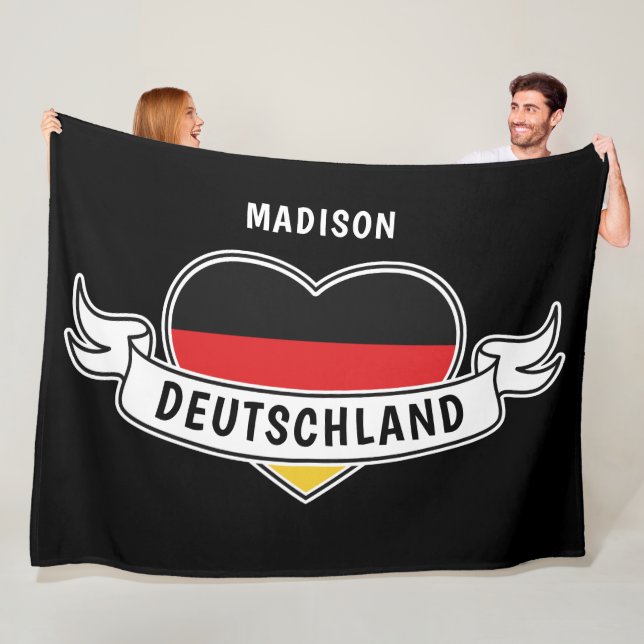 cobertores do nome personalizado do Amor Alemão (In Situ)