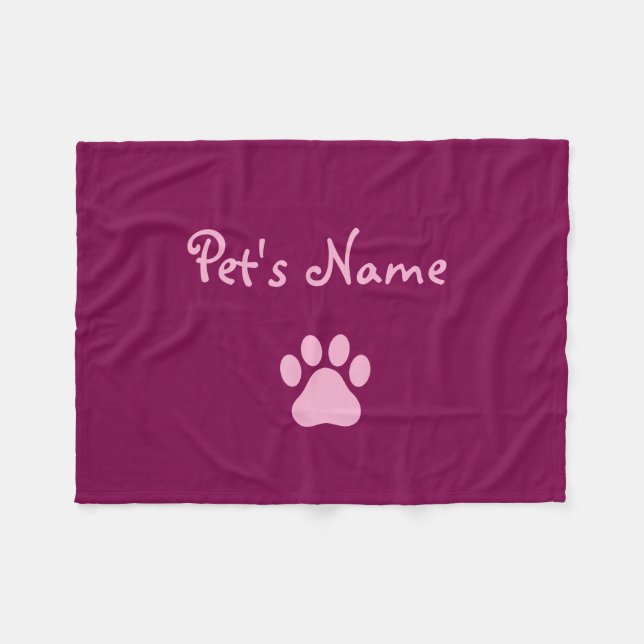 Cobertores Personalizados para Cães (Frente (Horizontal))