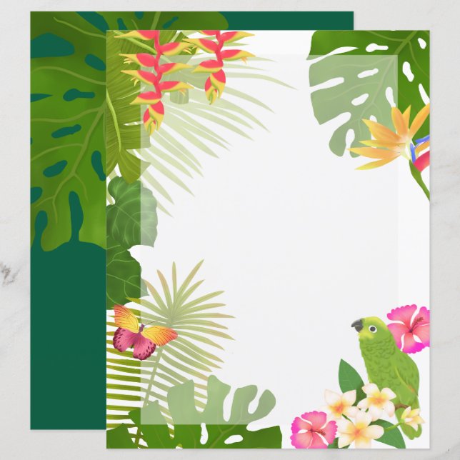 Cobertura Branca do Paraíso Tropical (Frente/Verso)