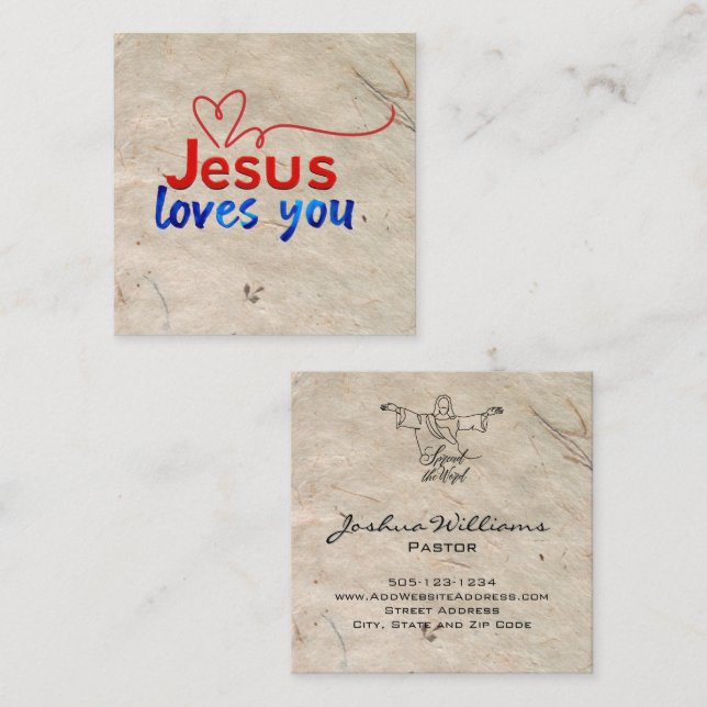 Cobertura de Cartão de visita da Igreja (Frente/Verso)