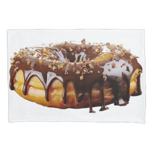 Cobertura grossa e brilhante de donut decadente da