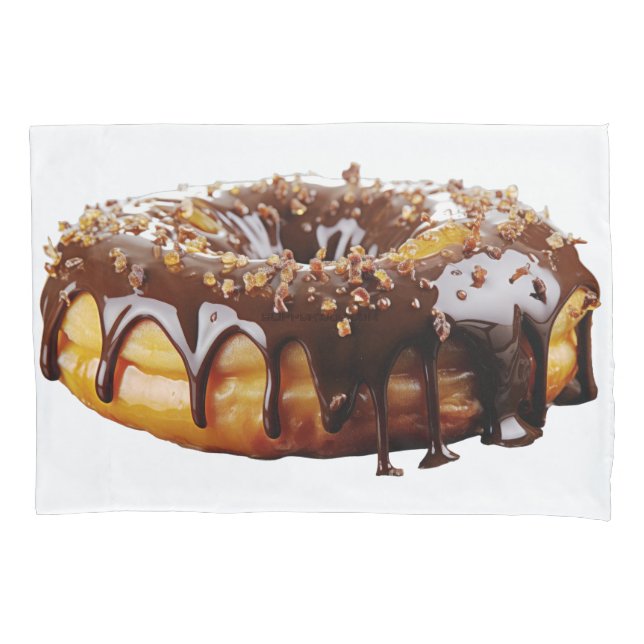 Cobertura grossa e brilhante de donut decadente da (Frente)