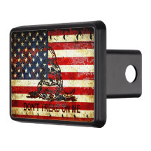 Bandeira Americana E Viper Em Metal Rustão