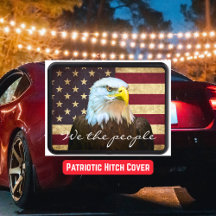 Nós O Povo Bandeira Americana Águia Careca 