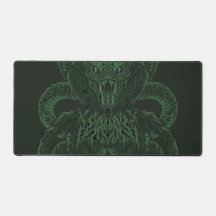 Cobra Art Déco Verde | Cobra Simétrica Ornamental