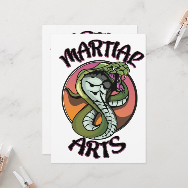 Cobra de Artes Marciais (Frente/Verso In Situ)