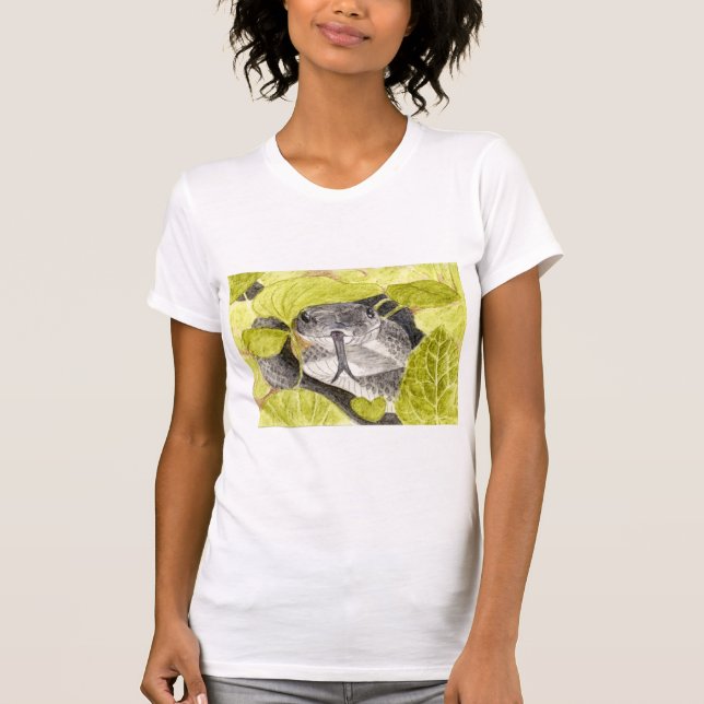 Cobra de T-Shirt Rato Negro (Frente)