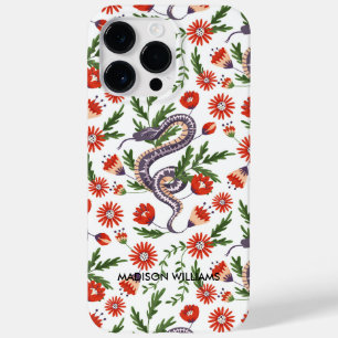 Cobra e Botânico de Roxo Whimísico - Personalizado