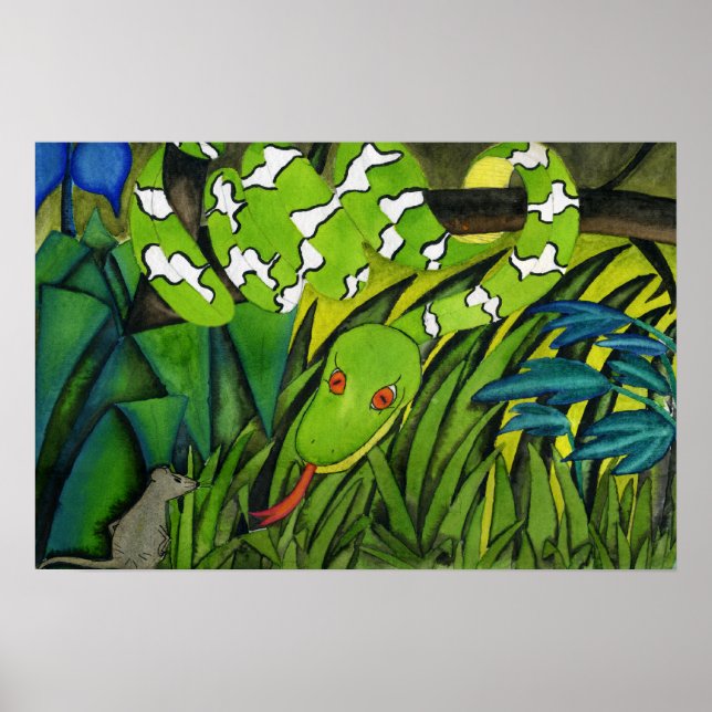 Cobra e Poster de rato (Frente)