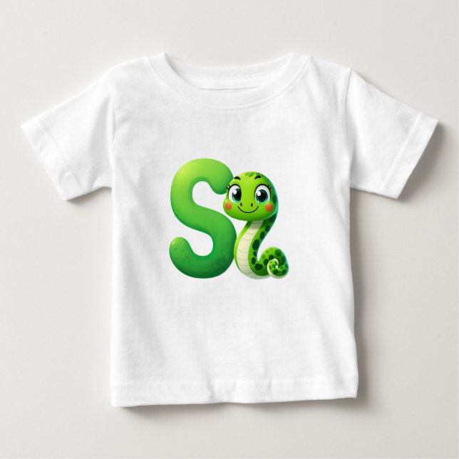 Cobra - Letra S Baby T-Shirt (Frente)