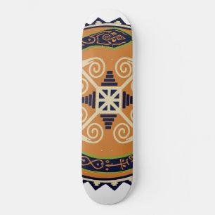 Cobra Ouroboros com Roda de Fogo Divino Skateboard