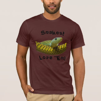 Cobras eu amo do " o t-shirt Em