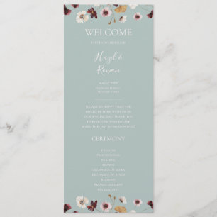 Cobre Burgundy Programa Casamento Teal
