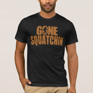Cobre ido de Squatchin e t-shirt preto