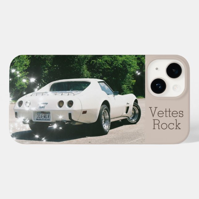 cobrir Corvette Stingray Phone 1975 (Verso (horizontal))