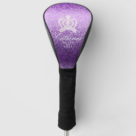 Cobrir da Cabeça de Golfe Roxo da Coroa