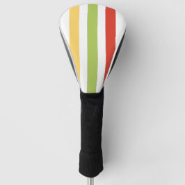Cobrir de Cabeça de Golfe Striped