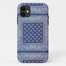 cobrir de capas de iphone de bandana azul