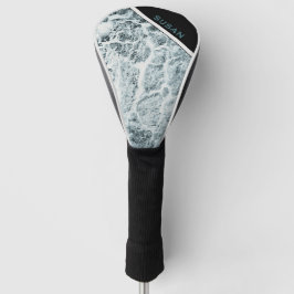 Cobrir De Condutor "Wood White-Turquoise"