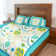 Cobrir de Duto Floral Desenhado Mão