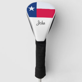 Cobrir de Golf Monograma do Texas Flag