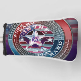 Cobrir de Golfe dos EUA Monogramas