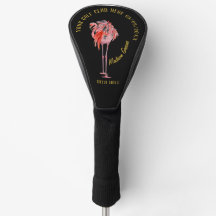 Cobrir de Golfe Flamingo, Rosa Personalizado Moder