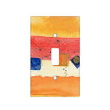 Cobrir de interruptor da luz da arte abstracta da