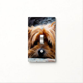 Cobrir de Placa de Comutador Claro para Cachorro Y