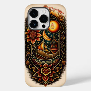 cobrir do iPhone preto dourado