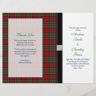 Cobrir do Programa Casamento Real Stewart Tartan