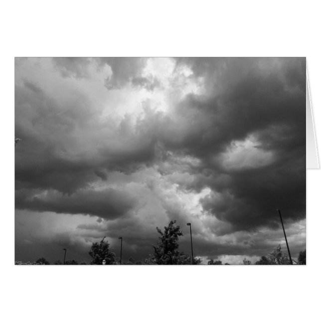 Cobrir em nuvem, cartão (Frente Horizontal)